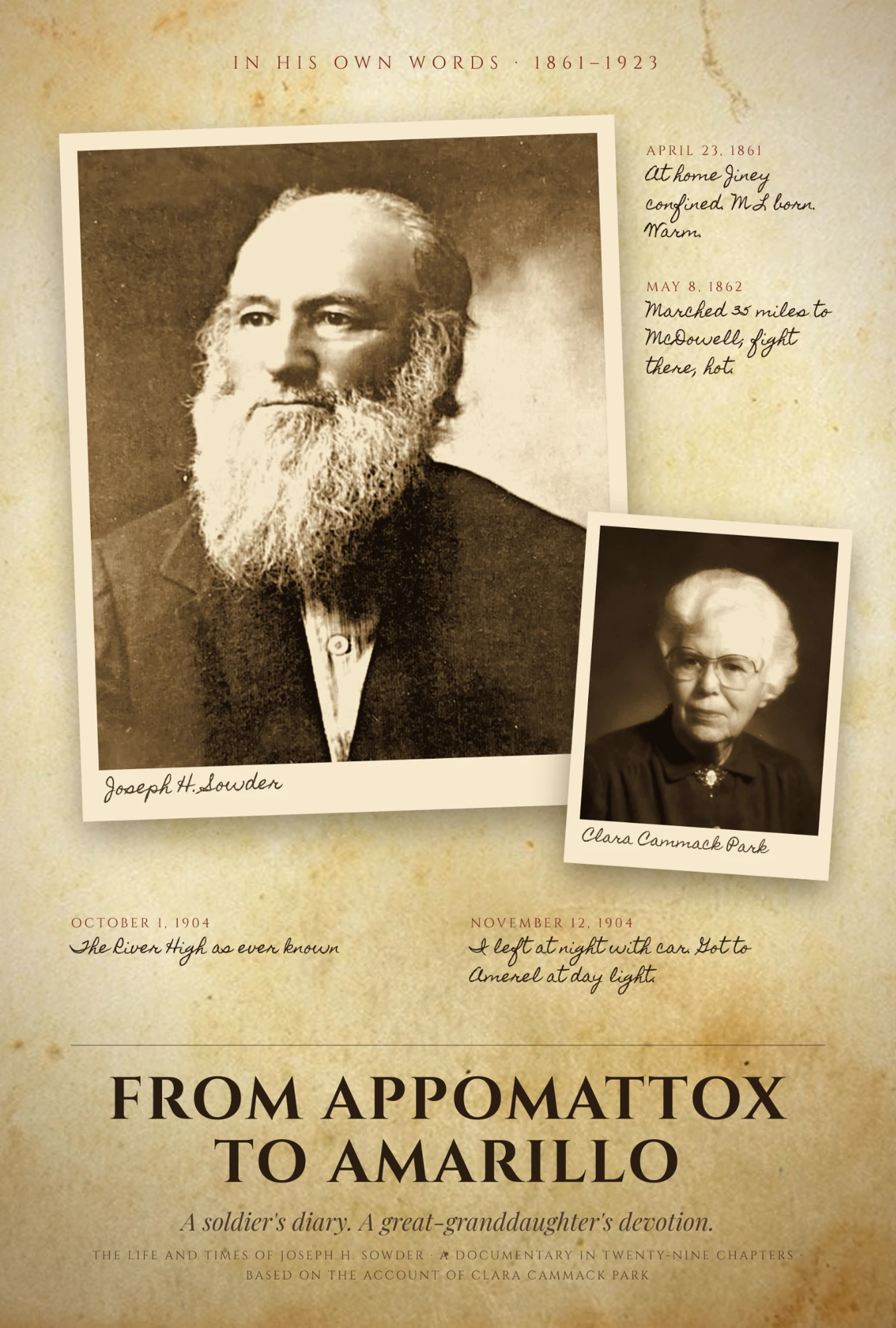 The Diary — cover of the From Appomattox to Amarillo family flipbook